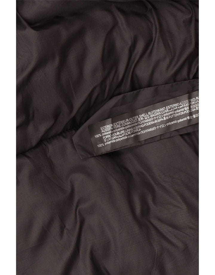 Zara Mens Padded Jacket UK 40 Large Black Polyamide