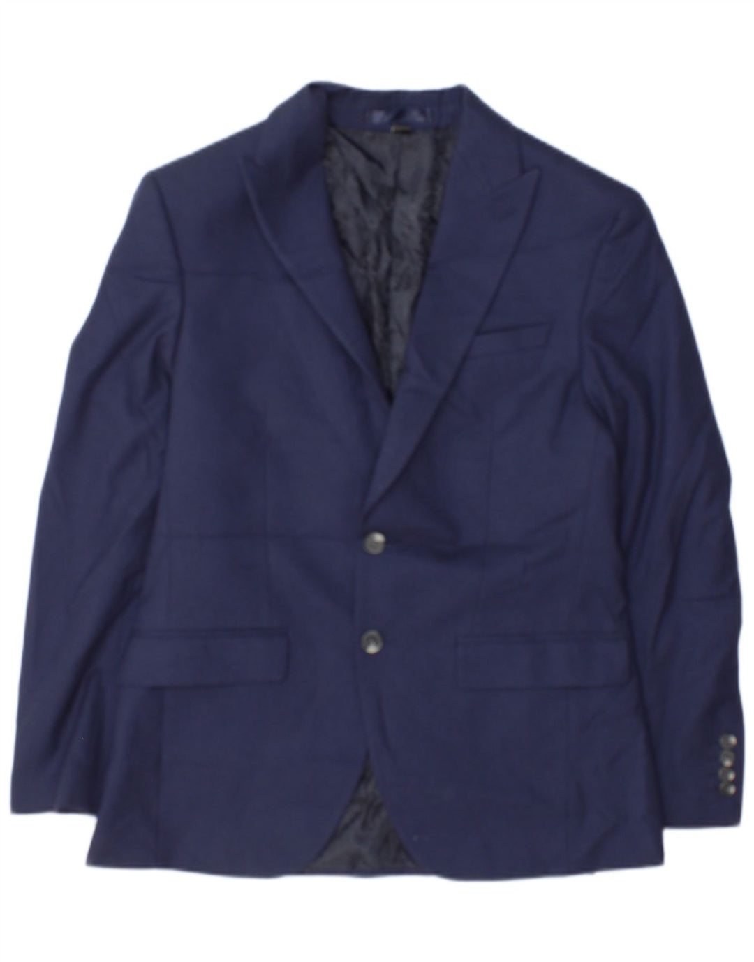 Marks & Spencer Mens 2 Button Blazer Jacket UK 38/40 Medium Navy Blue