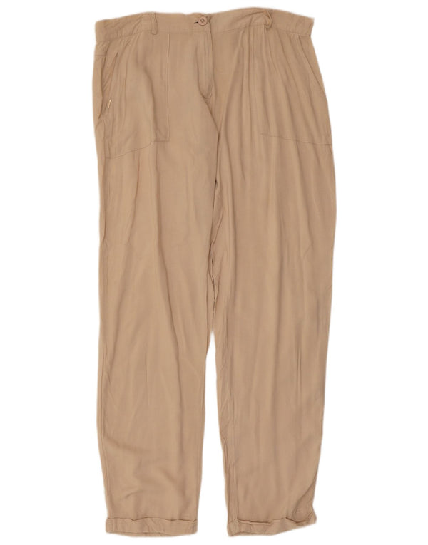 BRUGI Womens Straight Chino Trousers Large W34 L30 Beige