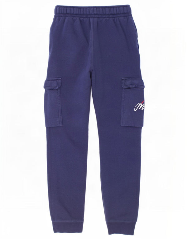 Nike Boys Cargo Tracksuit Trousers Joggers 10-11 Years Medium Navy Blue