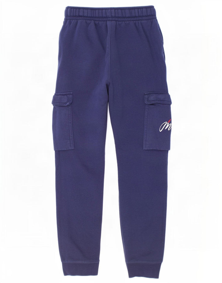 Nike Boys Cargo Tracksuit Trousers Joggers 10-11 Years Medium Navy Blue