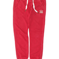 Adidas Womens Tracksuit Trousers Joggers IT 44 Medium Red Cotton