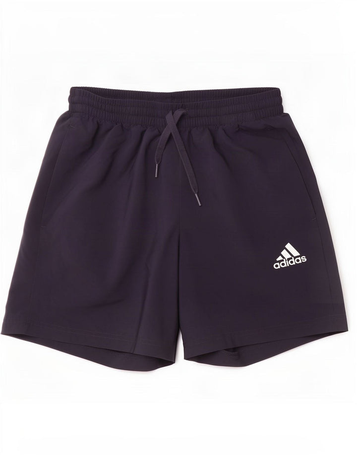 Adidas Mens Primegreen Sport Shorts Medium Navy Blue Polyester