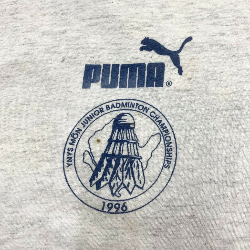 Ynys Môn Badminton Championships 1996 Puma Tshirt | Vintage 90s Sports Anglesey | Vintage Messina Hembry | Thrift | Second-Hand Messina Hembry | Used Clothing | Messina Hembry 