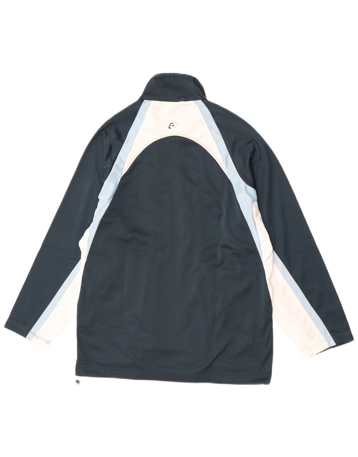 Lotto Mens Full Tracksuit Large  Navy Blue Colourblock Polyester