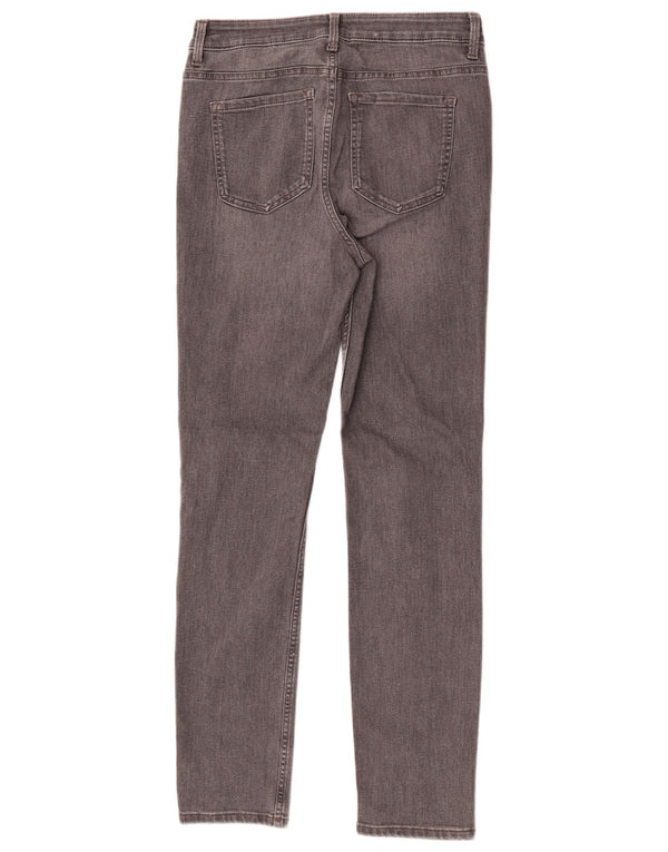 Marks & Spencer Womens The Lily Slim Jeans UK 12 Medium W32 L30 Grey Cotton