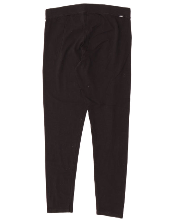 Converse Womens Graphic Leggings Medium Black Cotton