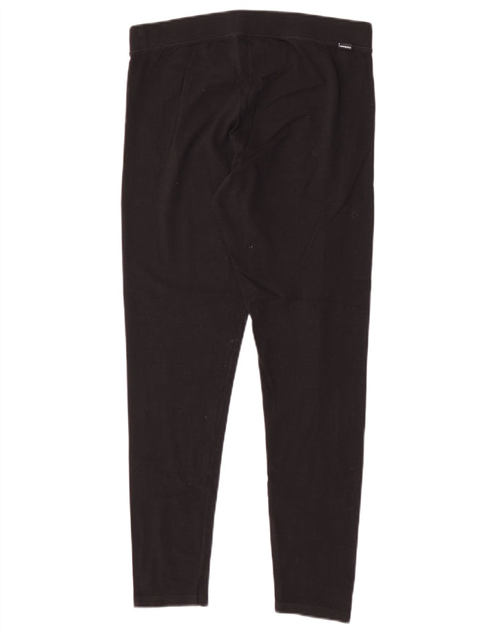 Converse Womens Graphic Leggings Medium Black Cotton