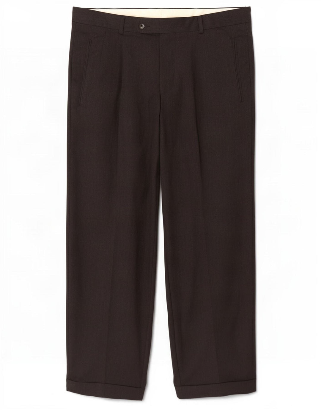 Hugo Boss Mens Pegged Suit Trousers W34 L30 Black Wool