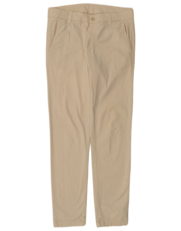 Zara Mens Slim Chino Trousers EU 40 Medium W31 L30 Beige