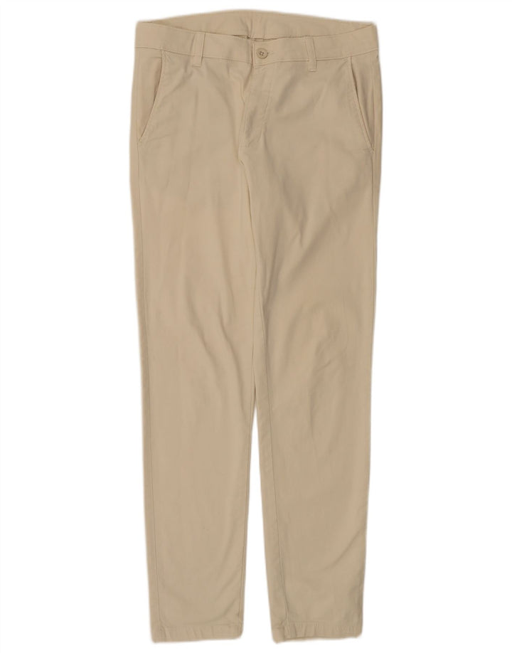 Zara Mens Slim Chino Trousers EU 40 Medium W31 L30 Beige