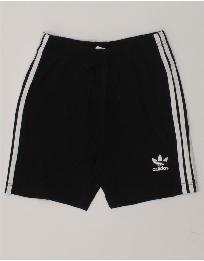 ADIDAS Boys Sport Shorts 3-4 Years Black Cotton | Vintage Adidas | Thrift | Second-Hand Adidas | Used Clothing | Messina Hembry 