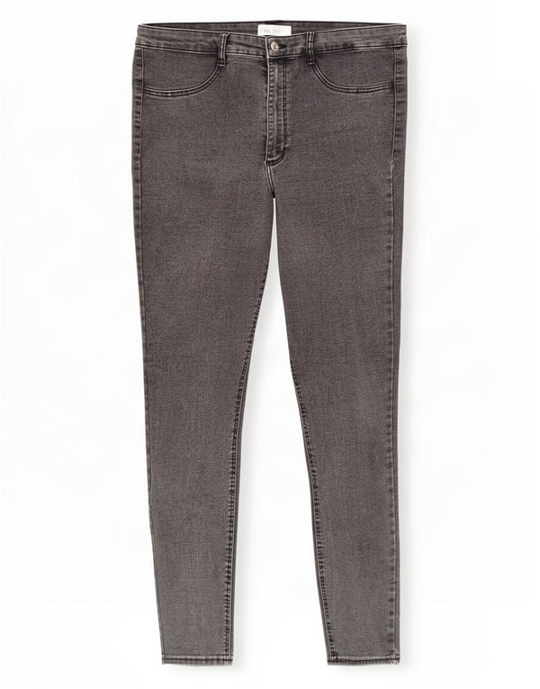 Zara Womens Skinny Jeans EU 44 XL W34 L27 Grey
