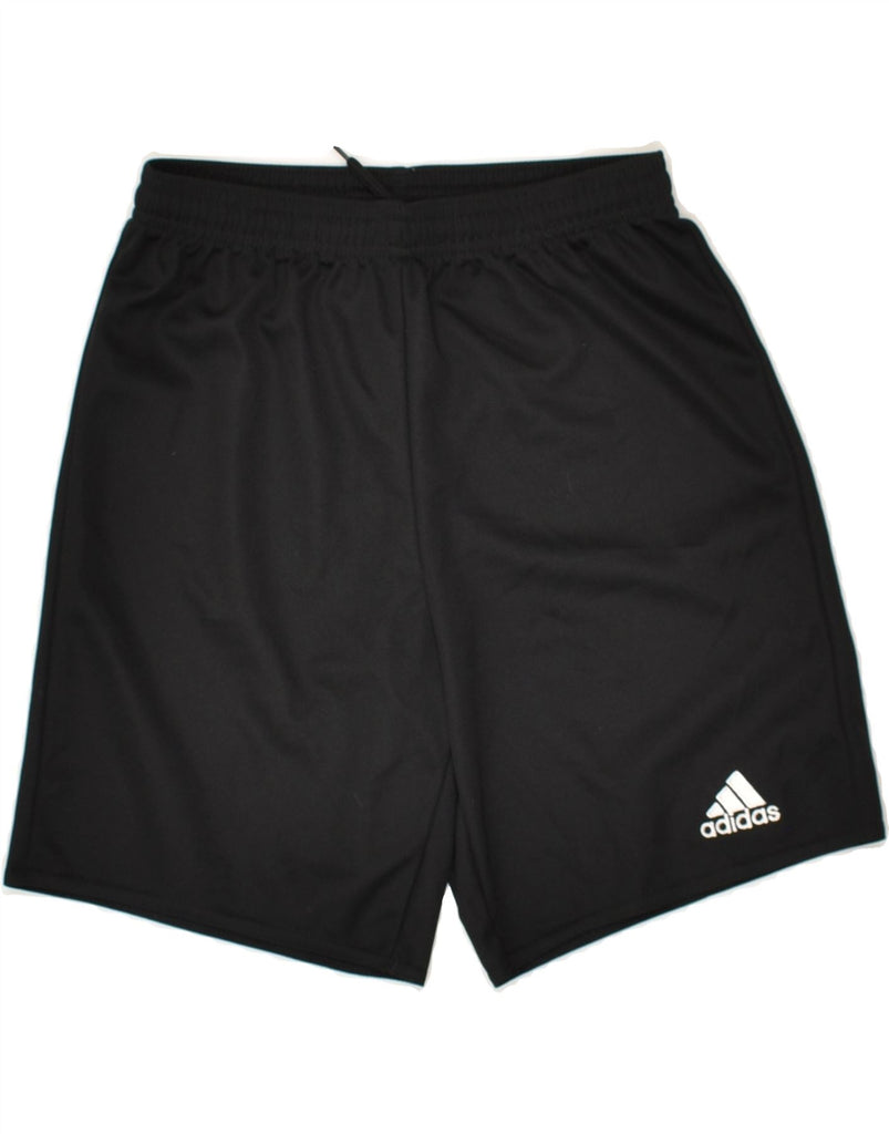 ADIDAS Boys Sport Shorts 11-12 Years Black Polyester | Vintage Adidas | Thrift | Second-Hand Adidas | Used Clothing | Messina Hembry 