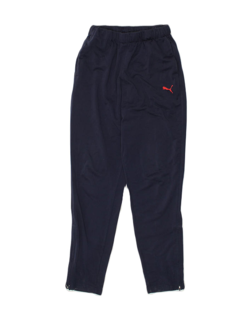 PUMA Boys Tracksuit Trousers 13-14 Years Navy Blue | Vintage Puma | Thrift | Second-Hand Puma | Used Clothing | Messina Hembry 