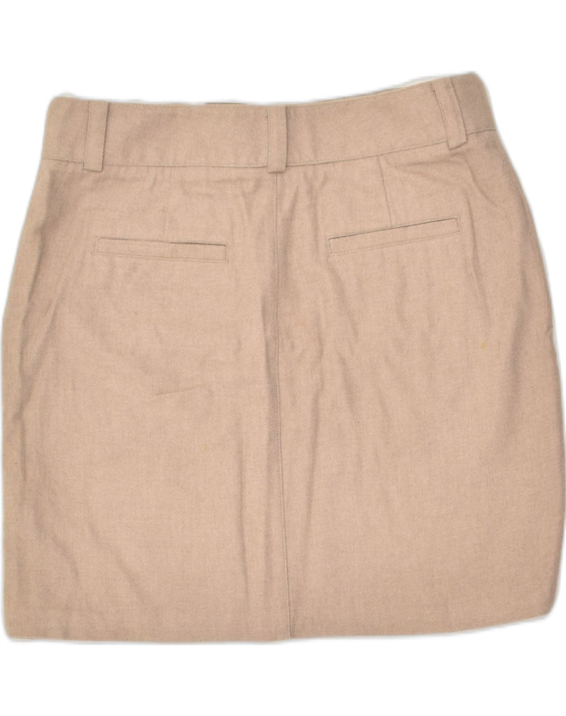 BANANA REPUBLIC Womens Mini Skirt US 6 Medium W34  Brown Cotton | Vintage Banana Republic | Thrift | Second-Hand Banana Republic | Used Clothing | Messina Hembry 