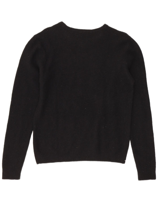 Gas Mens Crew Neck Jumper Sweater Medium Black