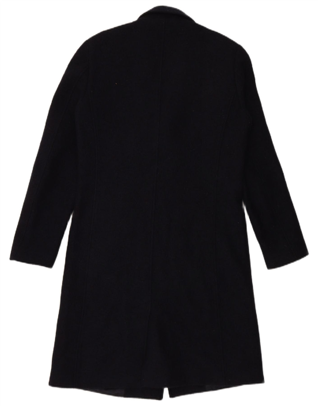 JIGSAW Mens Overcoat UK 36 Small Navy Blue Wool