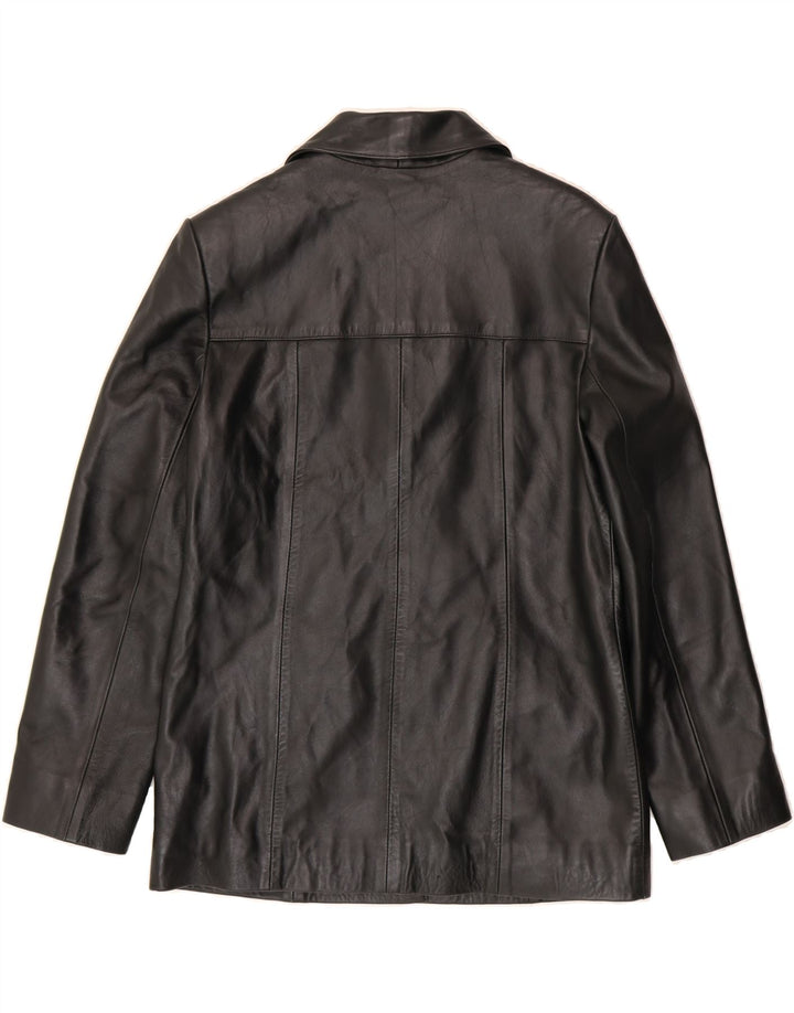 CAPELLE Womens Leather Jacket UK 18 XL Black Leather Vintage Capelle and Second-Hand Capelle from Messina Hembry 