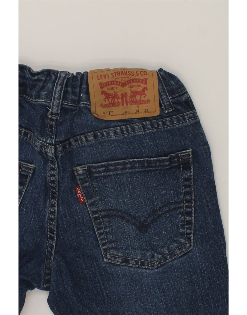 LEVI'S Boys 511 Slim Jeans 7-8 Years W24 L22  Blue Cotton | Vintage Levi's | Thrift | Second-Hand Levi's | Used Clothing | Messina Hembry 