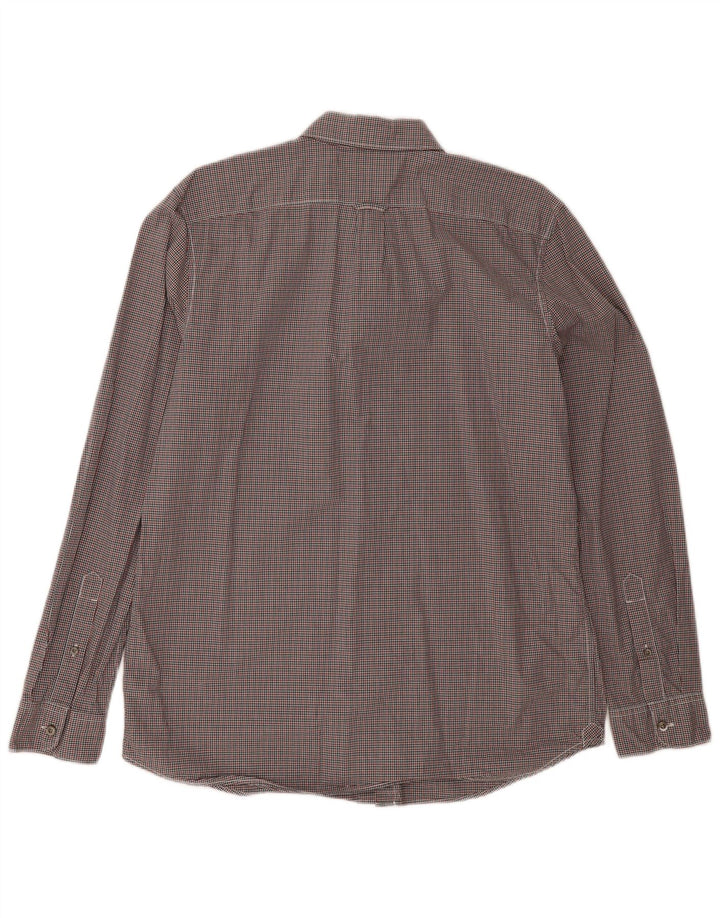 Timberland Mens Regular Fit Shirt Large Multicoloured Gingham Cotton