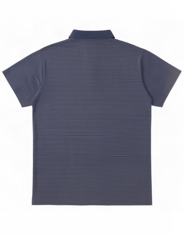 Pooh Boys Polo Shirt 15-16 Years Blue Pinstripe