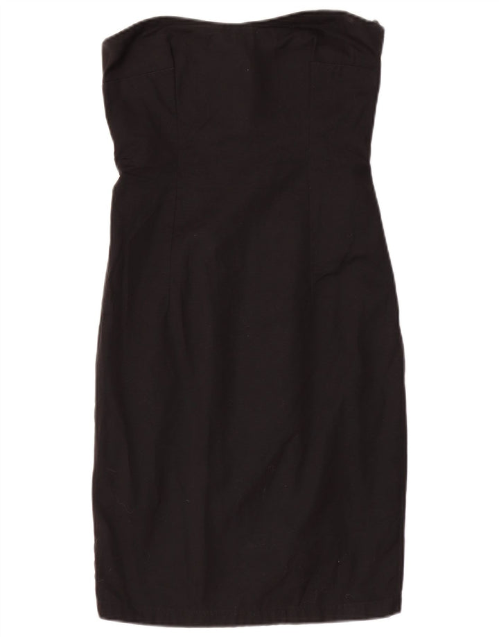 Massimo Rebecchi Womens Strapless Dress UK 8 Small Black