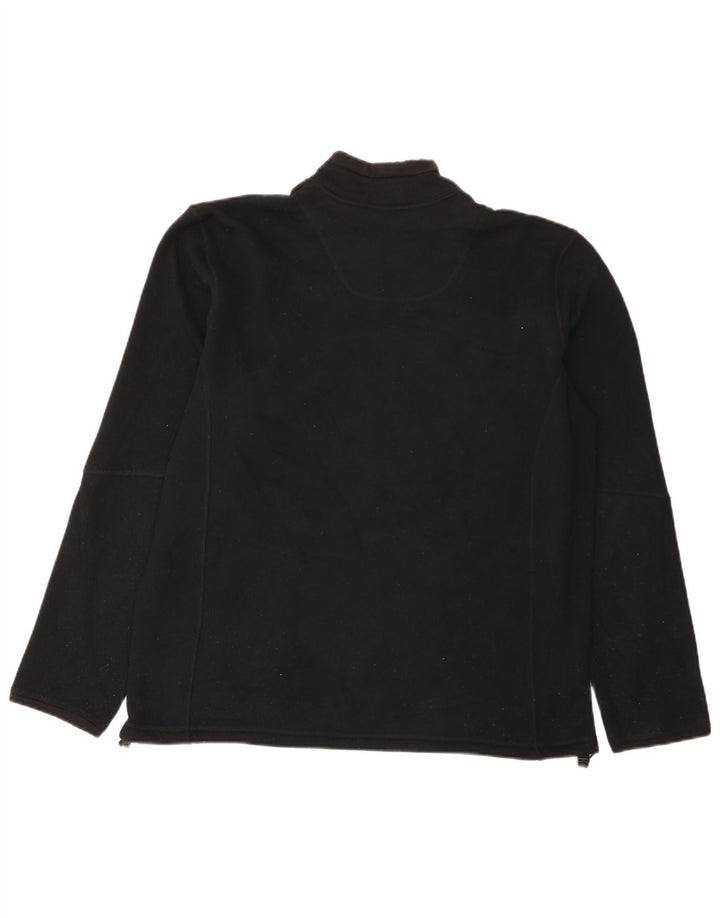 Marks & Spencer Mens Tracksuit Top Jacket Large Black Polyester