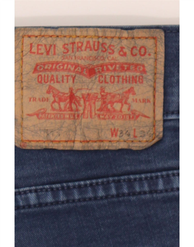 LEVI'S Mens 511 Slim Jeans W34 L28 Blue Cotton Vintage Levi's and Second-Hand Levi's from Messina Hembry 