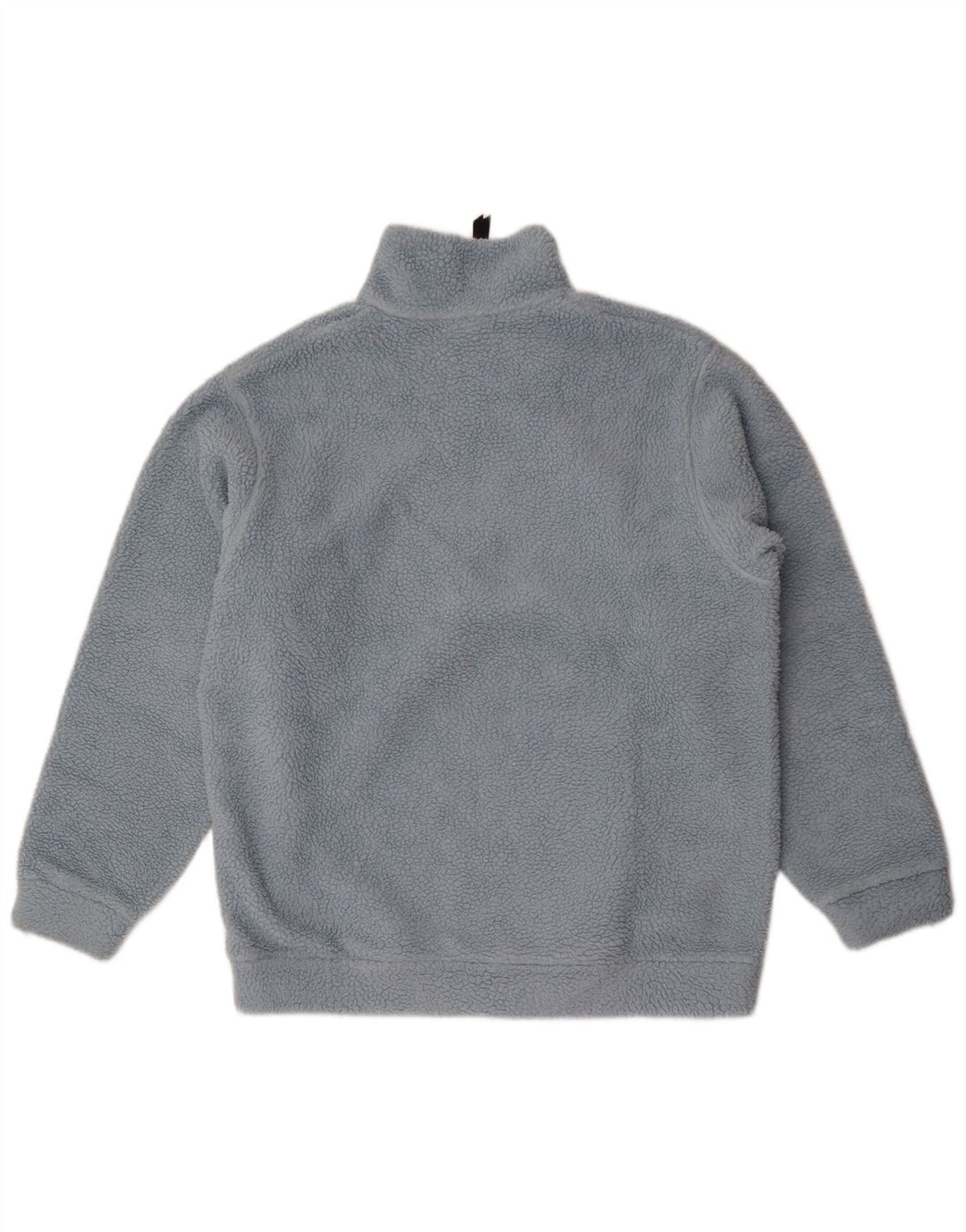 North Sails Mens Zip Neck Fleece Jumper Large Blue Polyester