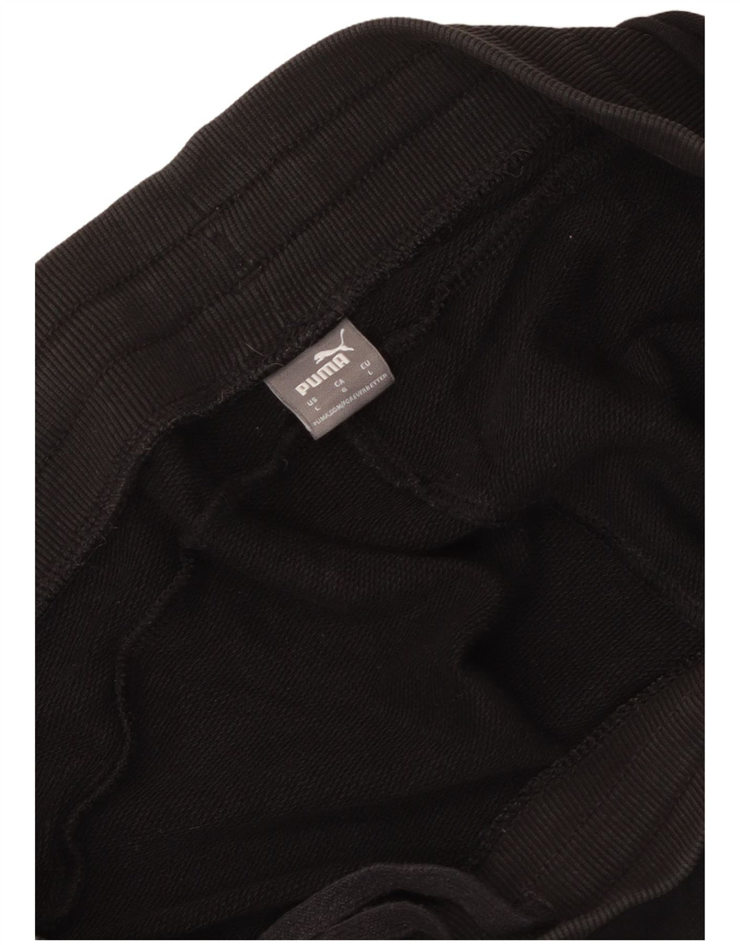 Puma Womens Sport Shorts UK 16 Large  Black