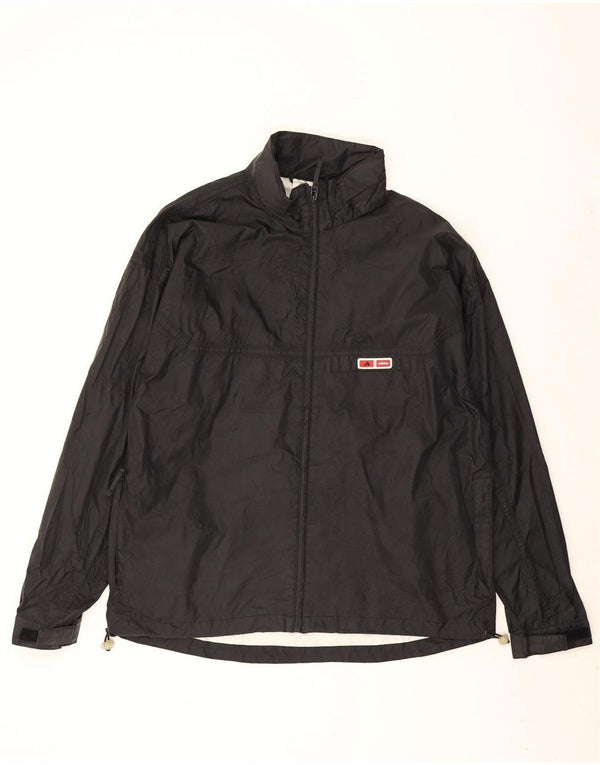 Adidas Mens Graphic Rain Jacket UK 42/44 Large Black