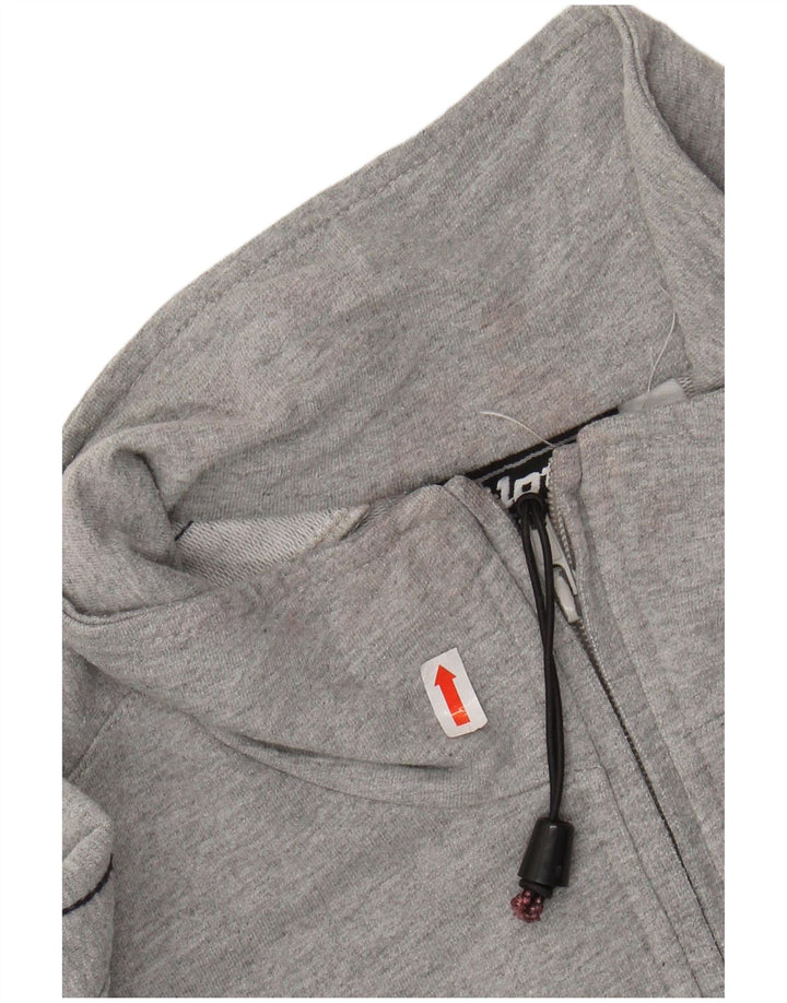 LOTTO Mens Tracksuit Top Jacket Large Grey Cotton