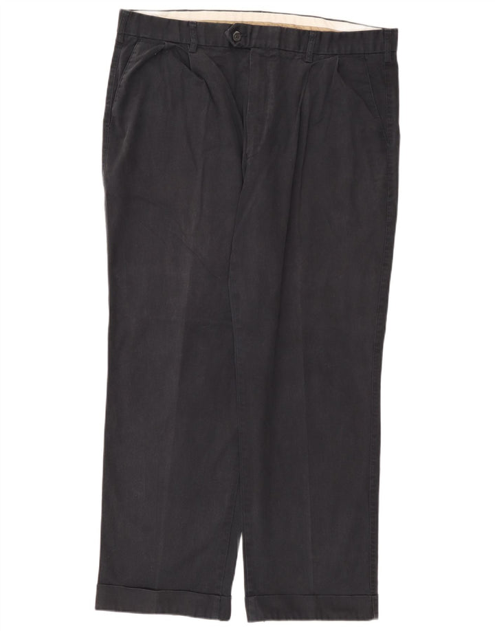 Marks & Spencer Mens St. Michael Pegged Suit Trousers W40 L31 Navy Blue