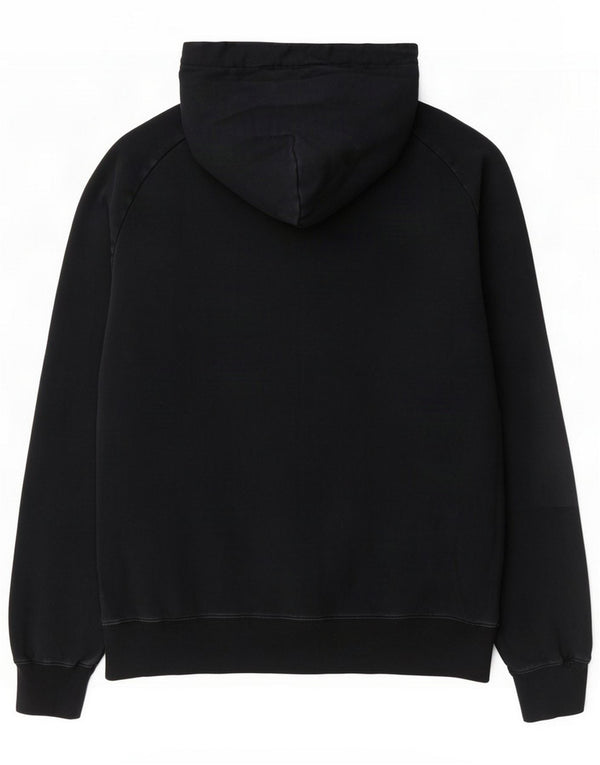 Champion Womens Zip Hoodie Sweater UK 14 Large Black Cotton