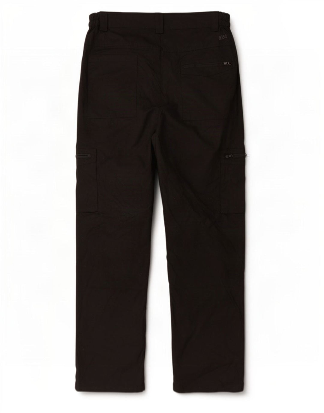 Mountain Warehouse Mens Straight Cargo Trousers W38 L29 Black Polyester