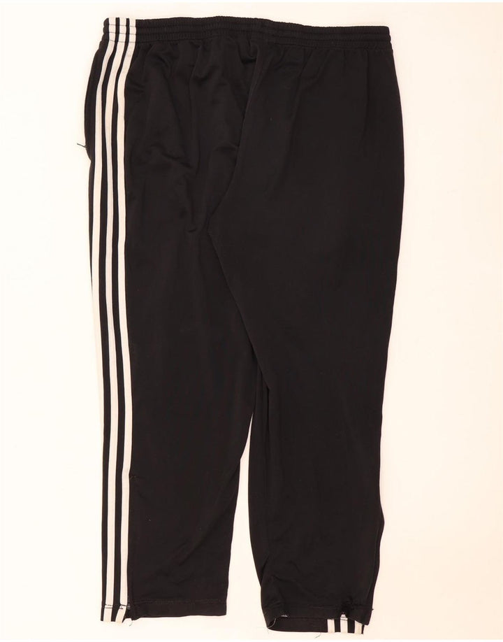 Adidas Womens Tracksuit Trousers UK 18 XL  Black Polyester