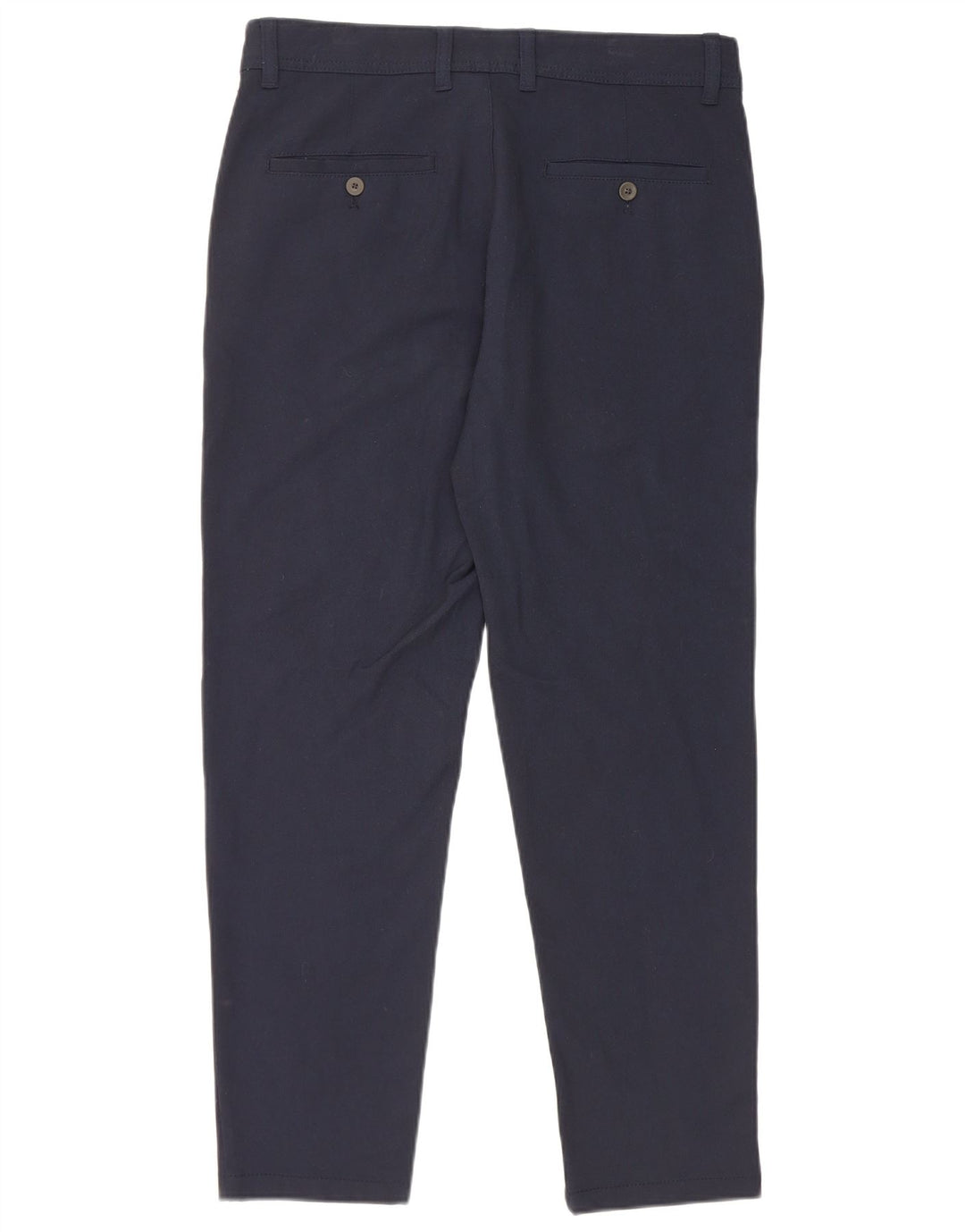 Zara Mens Slim Chino Trousers EU 40 Medium W31 L27 Navy Blue