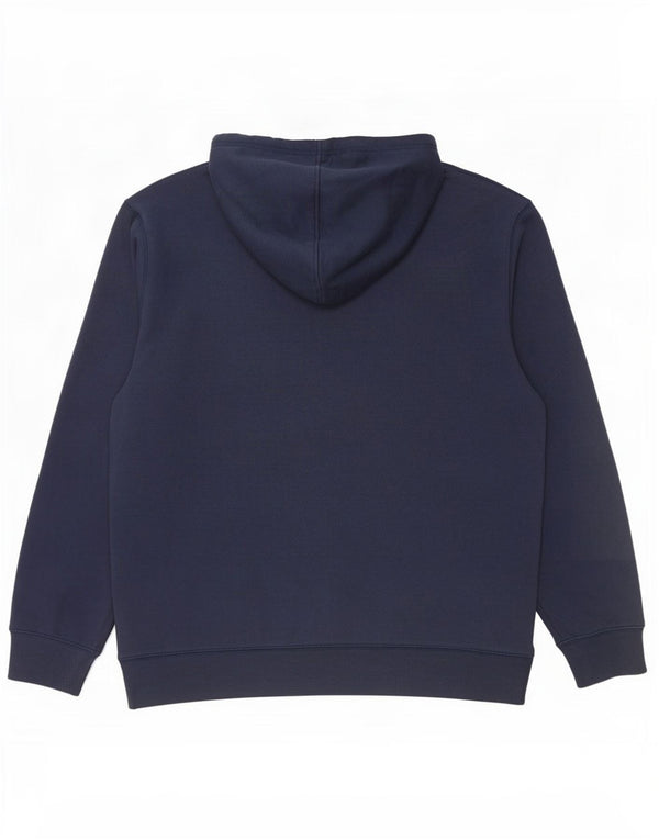 Tommy Hilfiger Mens Hoodie Jumper 2XL Navy Blue Cotton