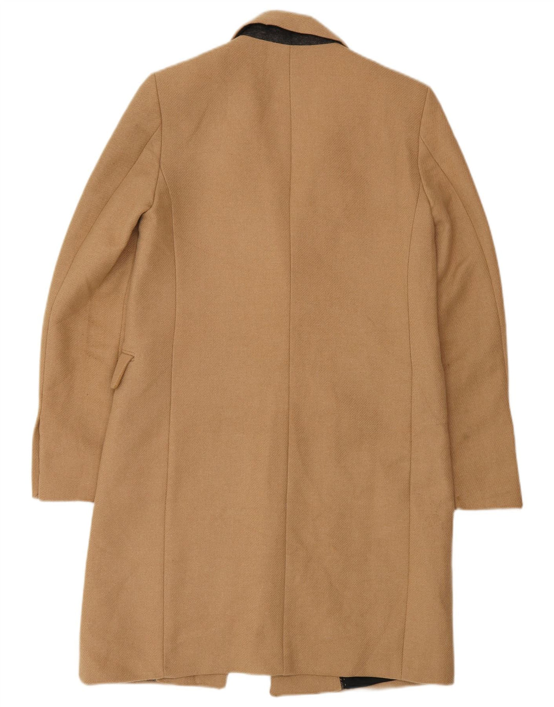Zara Womens Overcoat UK 6 XS Beige Classic
