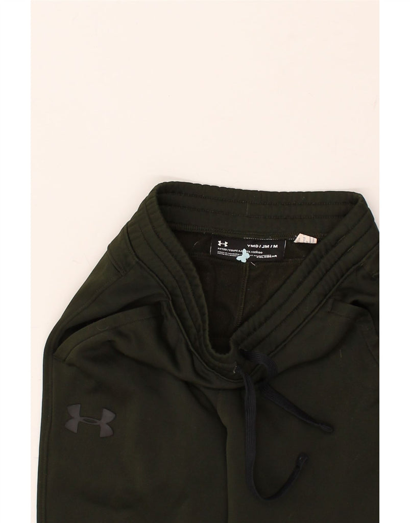 UNDER ARMOUR Boys Tracksuit Trousers Joggers 9-10 Years Medium Khaki | Vintage Under Armour | Thrift | Second-Hand Under Armour | Used Clothing | Messina Hembry 