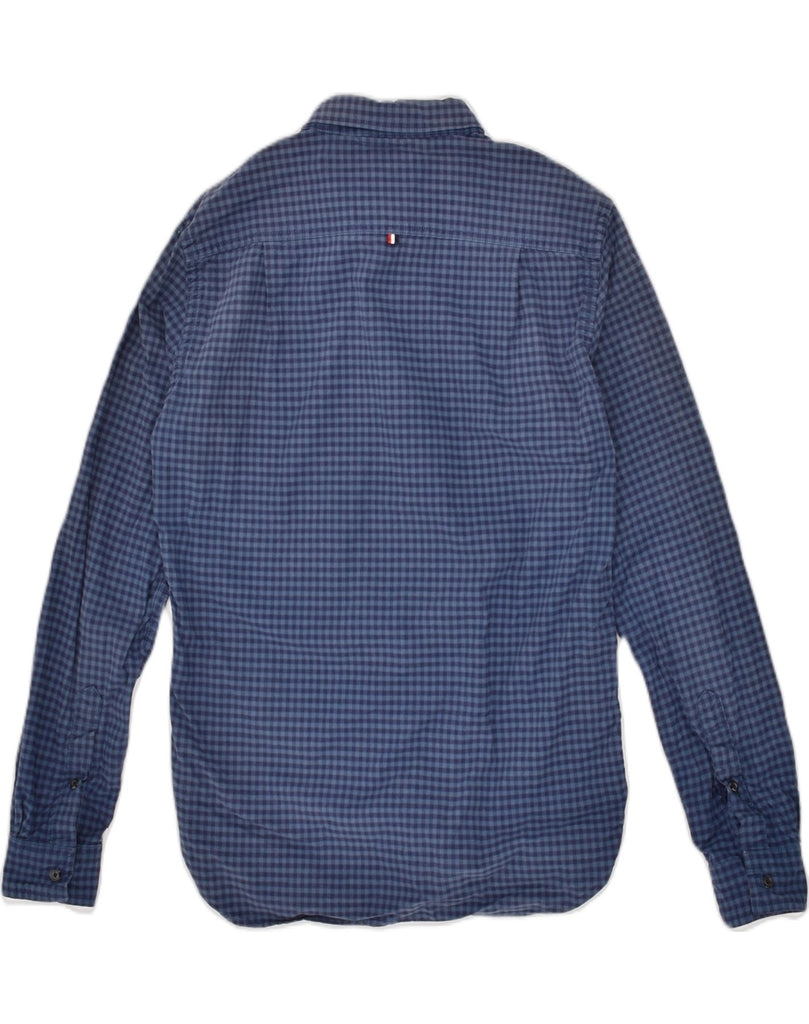 SUPERDRY Mens Premium Shirt Small Navy Blue Gingham Cotton | Vintage Superdry | Thrift | Second-Hand Superdry | Used Clothing | Messina Hembry 