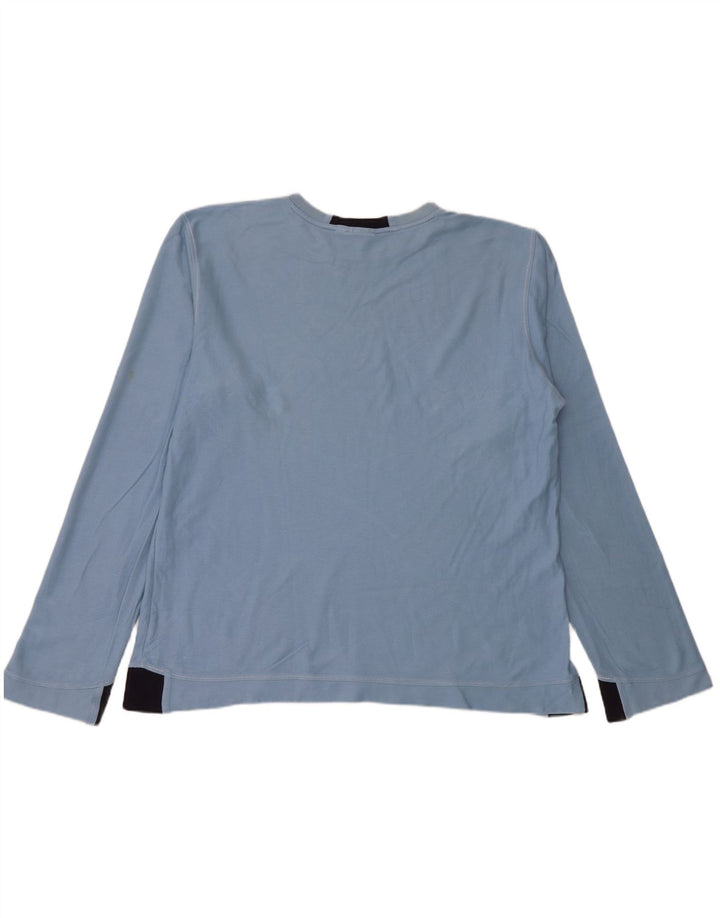 PUMA Mens Graphic Top Long Sleeve XL Blue Cotton