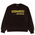 Dsquared2 Boys Graphic Sweatshirt Jumper 9-10 Years Black Cotton