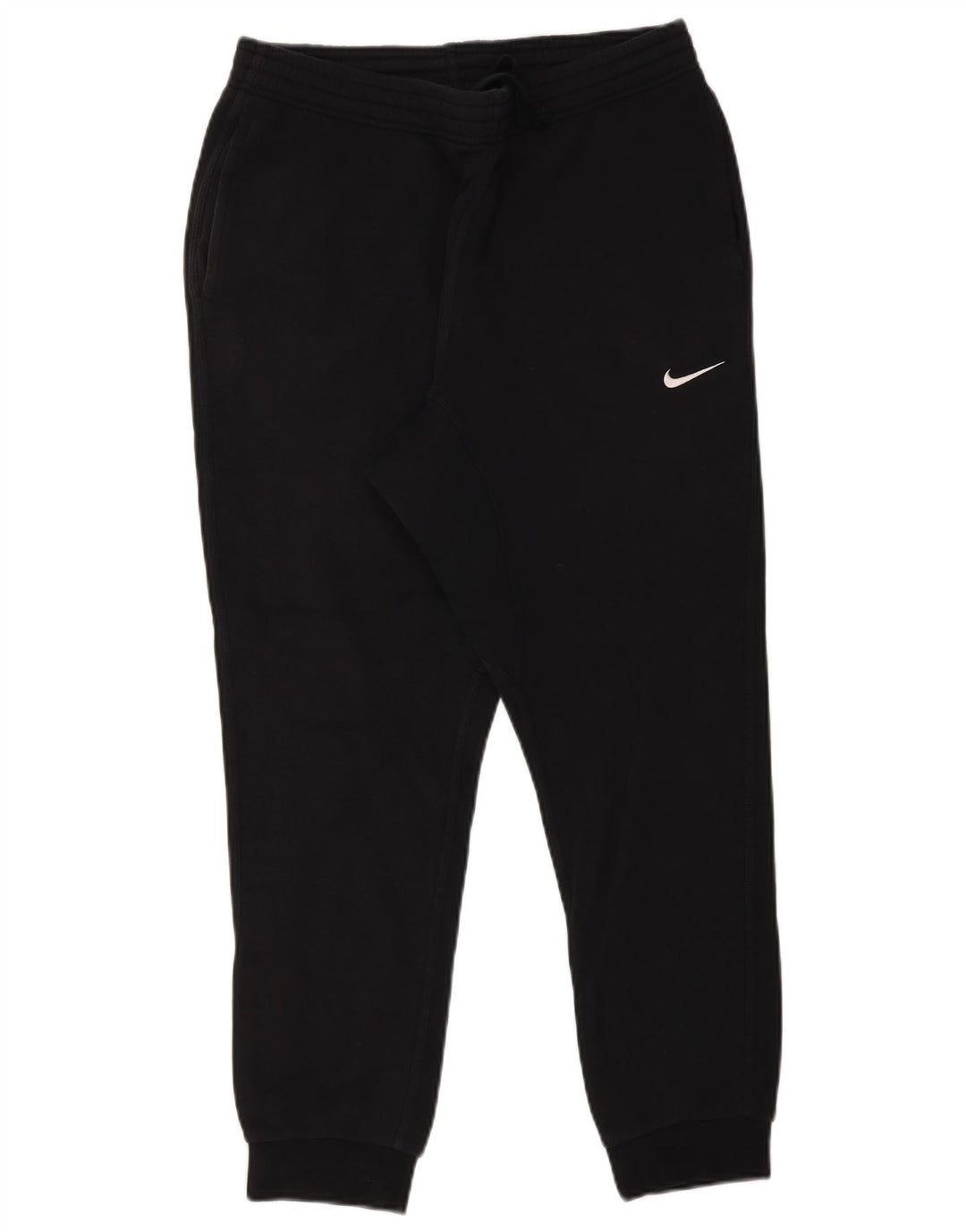 Nike Mens Tracksuit Trousers Joggers Large Black Cotton