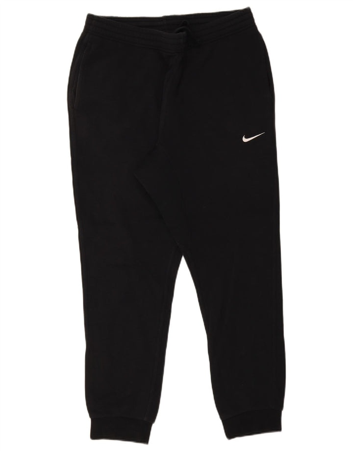 Nike Mens Tracksuit Trousers Joggers Large Black Cotton