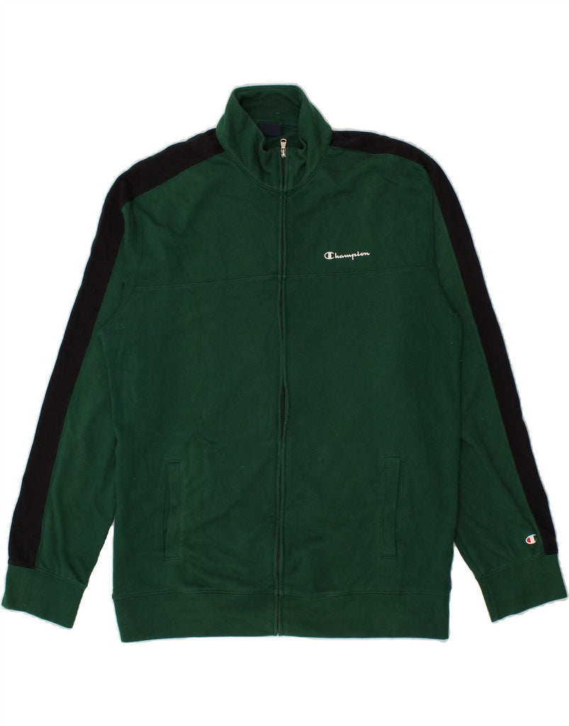CHAMPION Mens Tracksuit Top Jacket 3XL Green | Vintage Champion | Thrift | Second-Hand Champion | Used Clothing | Messina Hembry 