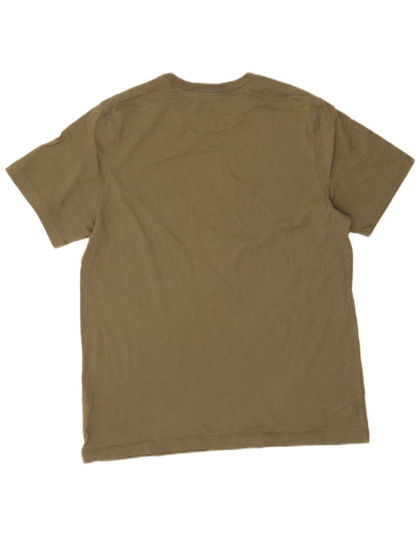 Jordan Mens Graphic T-Shirt Top Large Khaki Cotton