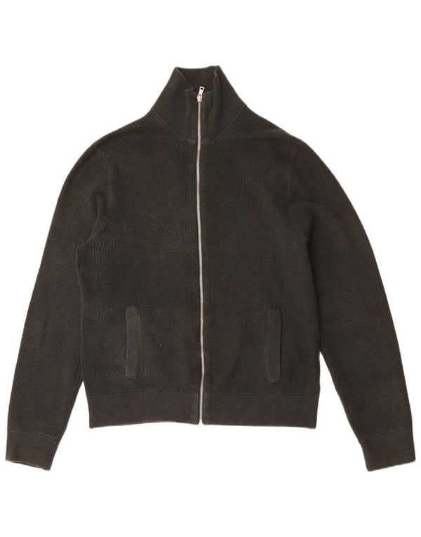 Marks & Spencer Mens Cardigan Sweater Large Green Polyester