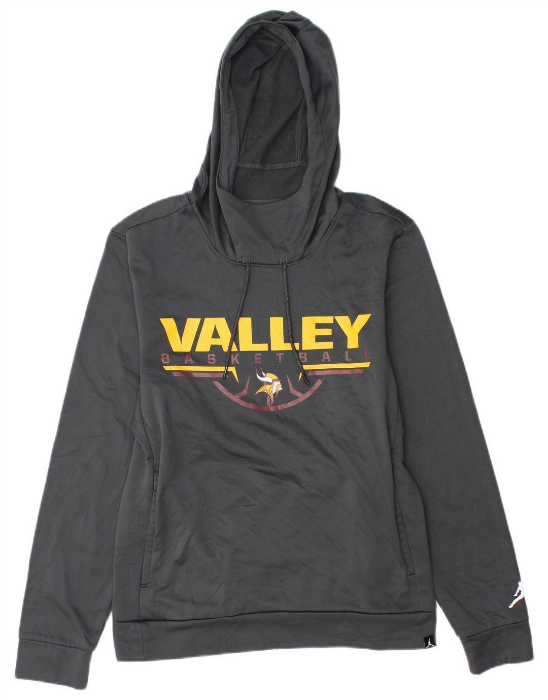 Jordan Mens Minnesota Vikings Graphic Hoodie Jumper Small Grey Polyester